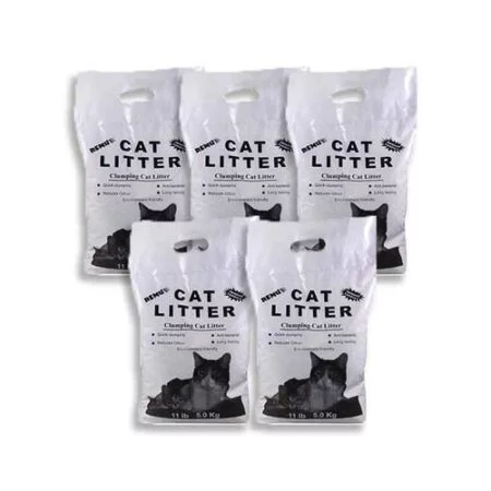 5 Packs of Remu Clumping Litter - ACCESSORIES