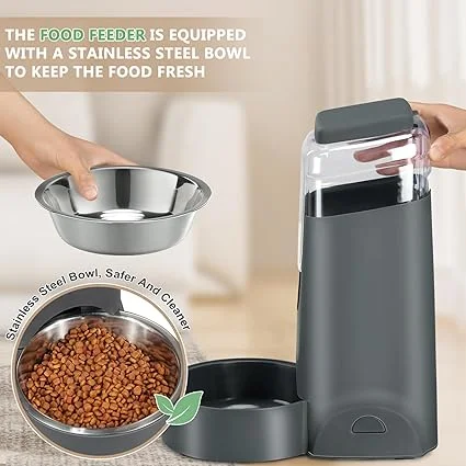 Automatic Cat Food & Water Dispenser 3
