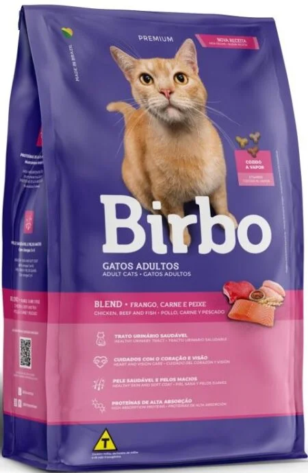 BIRBO – CHICKEN, BEEF & FISH – CAT BLEND 1KG ADULT - CATS