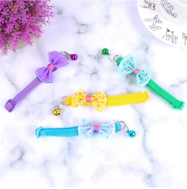 Cat Collars with Bell and Bow - ACCESSORIES