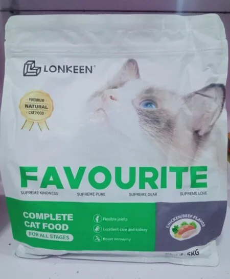 Lonkeen Favourite Cat Food – All Life Stages Cat Food – 1.5 KG - CATS