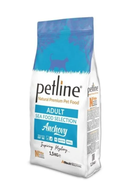 PETLINE ADULT CAT FOOD SEA FOOD FLAVOUR - Brands
