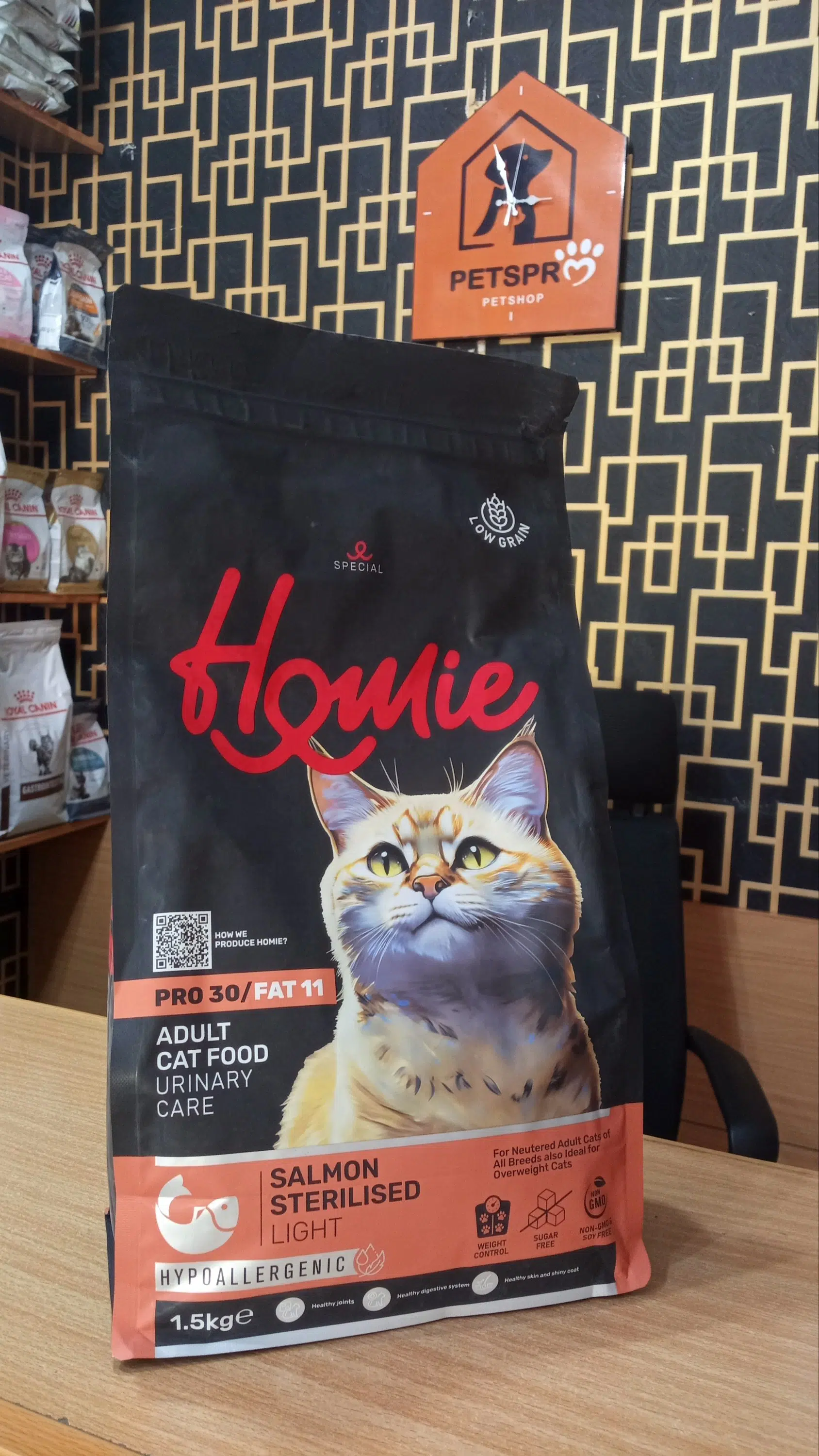 Homie Adult Cat Food Urinary Care PRO30/FAT11 - Brands