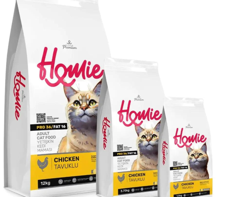 Homie Super Premium Low Grain Adult Cat Food PRO36/FAT16 - Brands