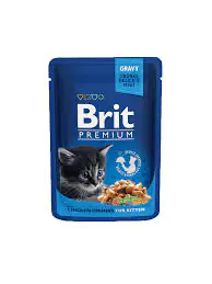 BRIT JELLY WITH CHICKEN SLICES FOR KITTEN 100 GRAMS - Brands